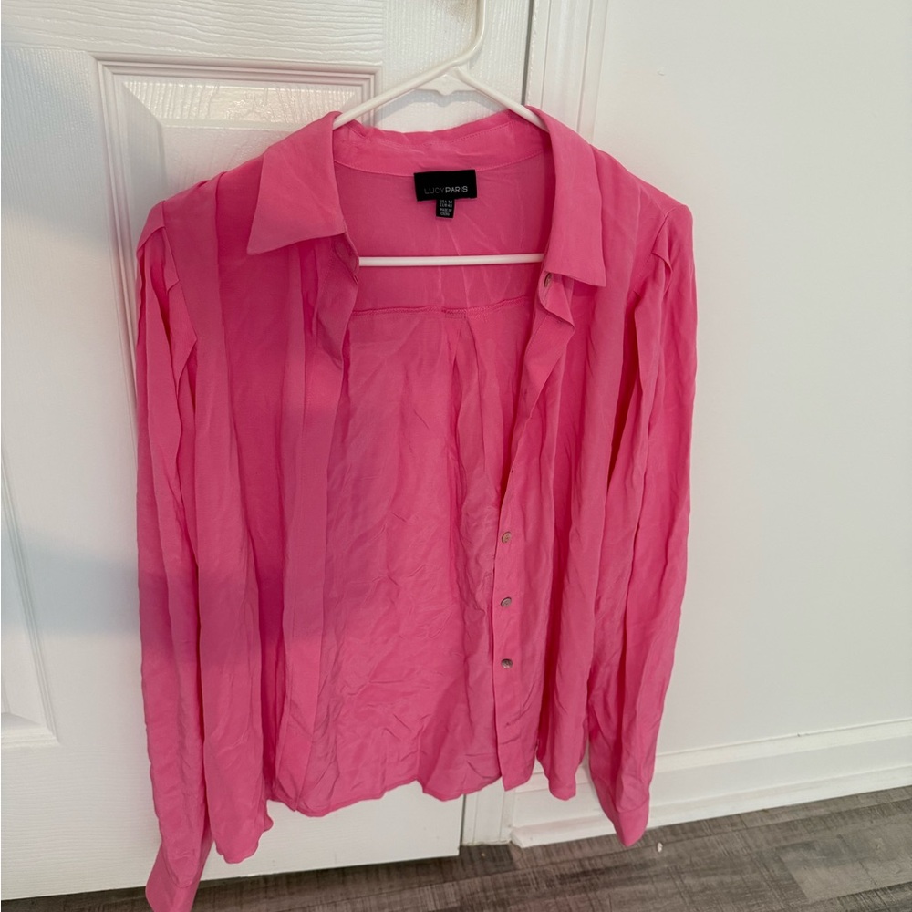 Lucy Paris Vibrant Pink Blouse